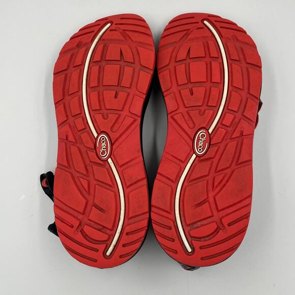 Chaco ZX/2 Classic Sport Sandals Blue Coral Motif Eclipse Women's 9 - Picture 7 of 9